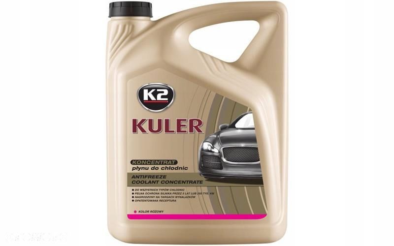 k2 kuler koncentrat płynu do chłodnic 5l hoat (różowy) - 1