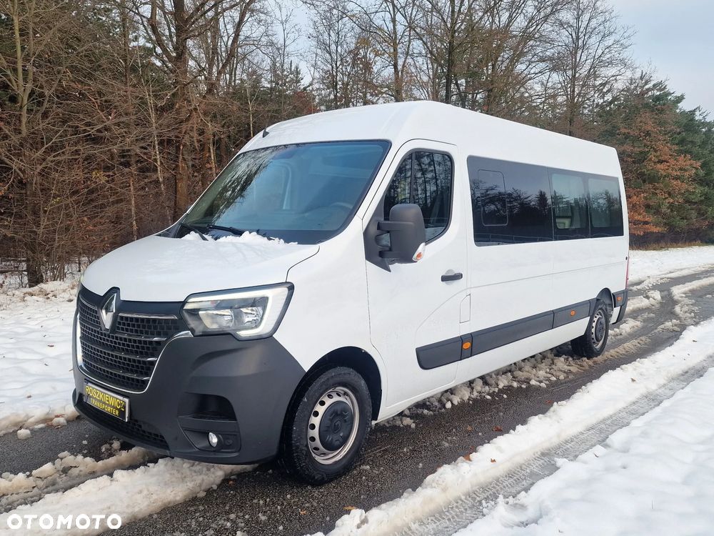 Renault Master 2023r, CARPOL oryginalny 9-osobowy , bogato wyposażony , Salon Polska ASO L3H2, Bezwypadkowy ,HAK , Kamera Cofania , ANDROID AUTO, bez wkładu , Czujniki parkowania przód i tył ,Brygadowy - 2