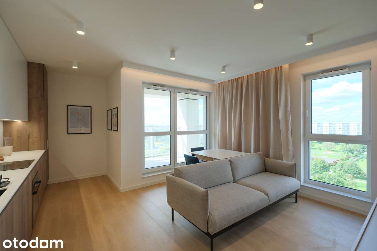 2 pokoje | 10 piętro | loggia | standard+ | piękny widok | 1st najem