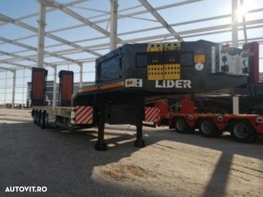 Lider TRAILER/LOW LOADER 4 AXE/4 AXELS, NOU/NEW TOP !!! - 4
