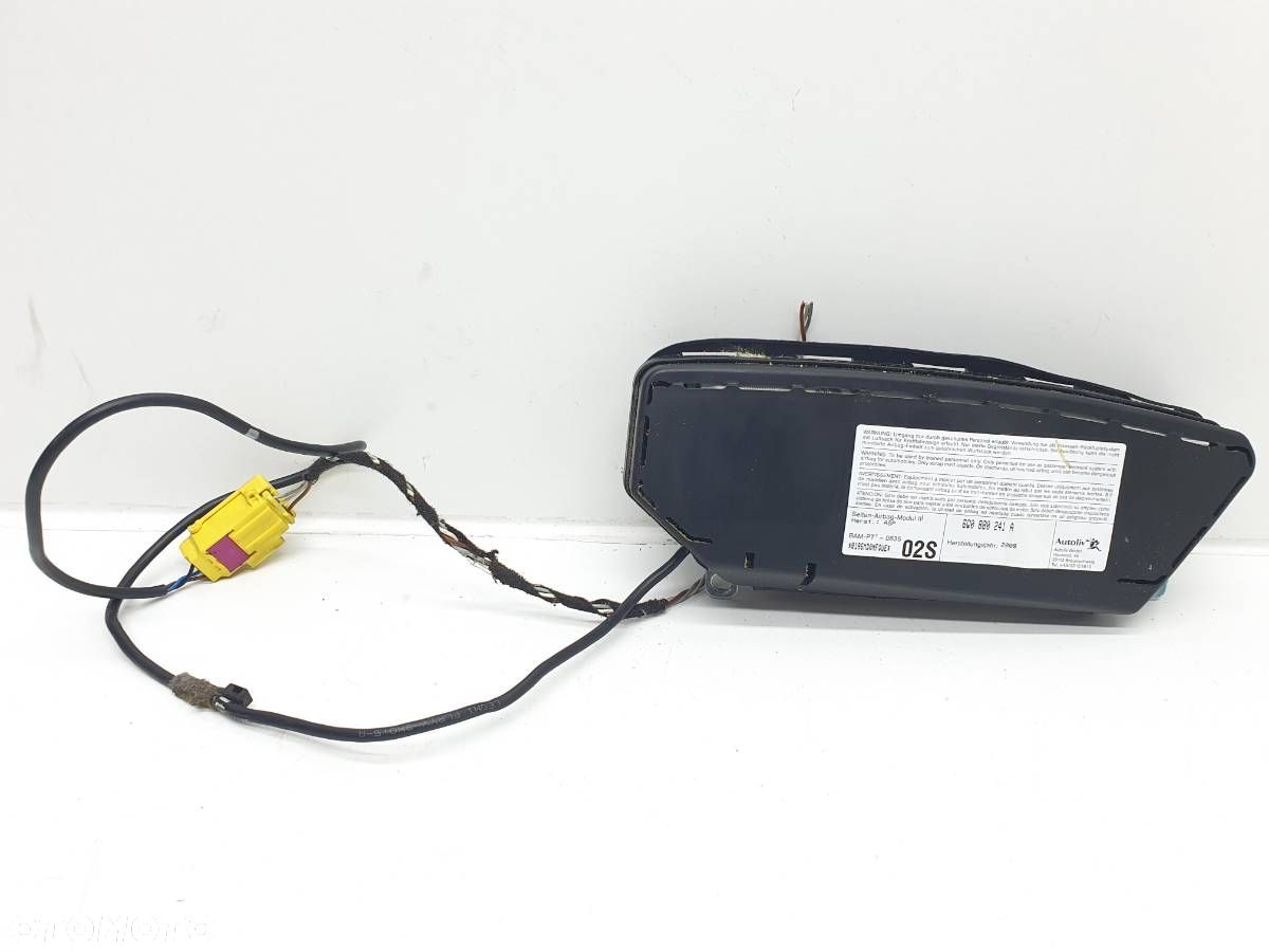 PODUSZKA FOTELA LEWA AIRBAG SKODA FABIA II 6Q0880241A - 1