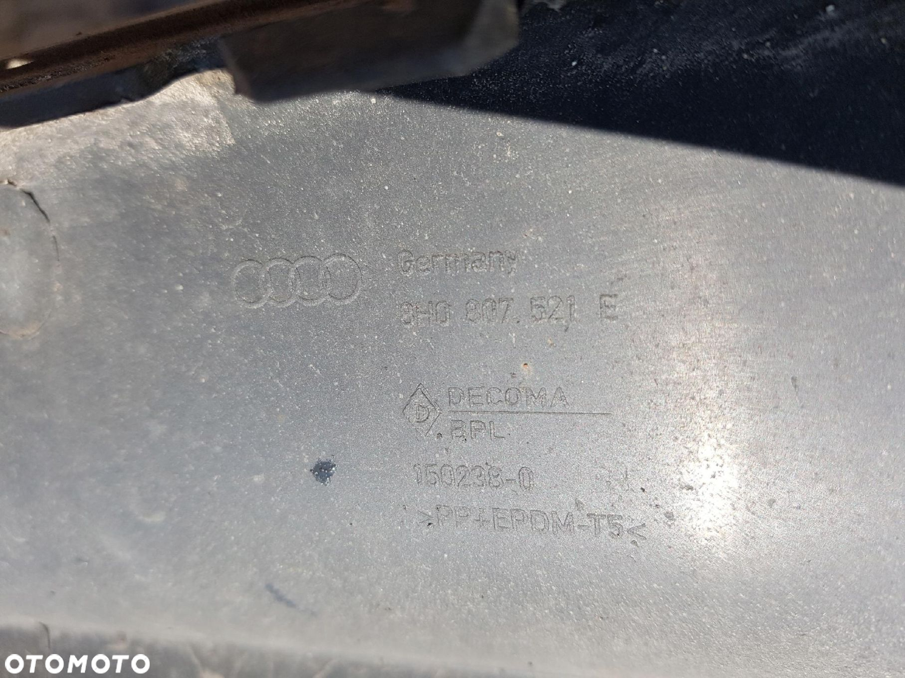 AUDI A4 B7 04-07r CABRIO SPOJLER ZDERZAKA TYŁ - 3