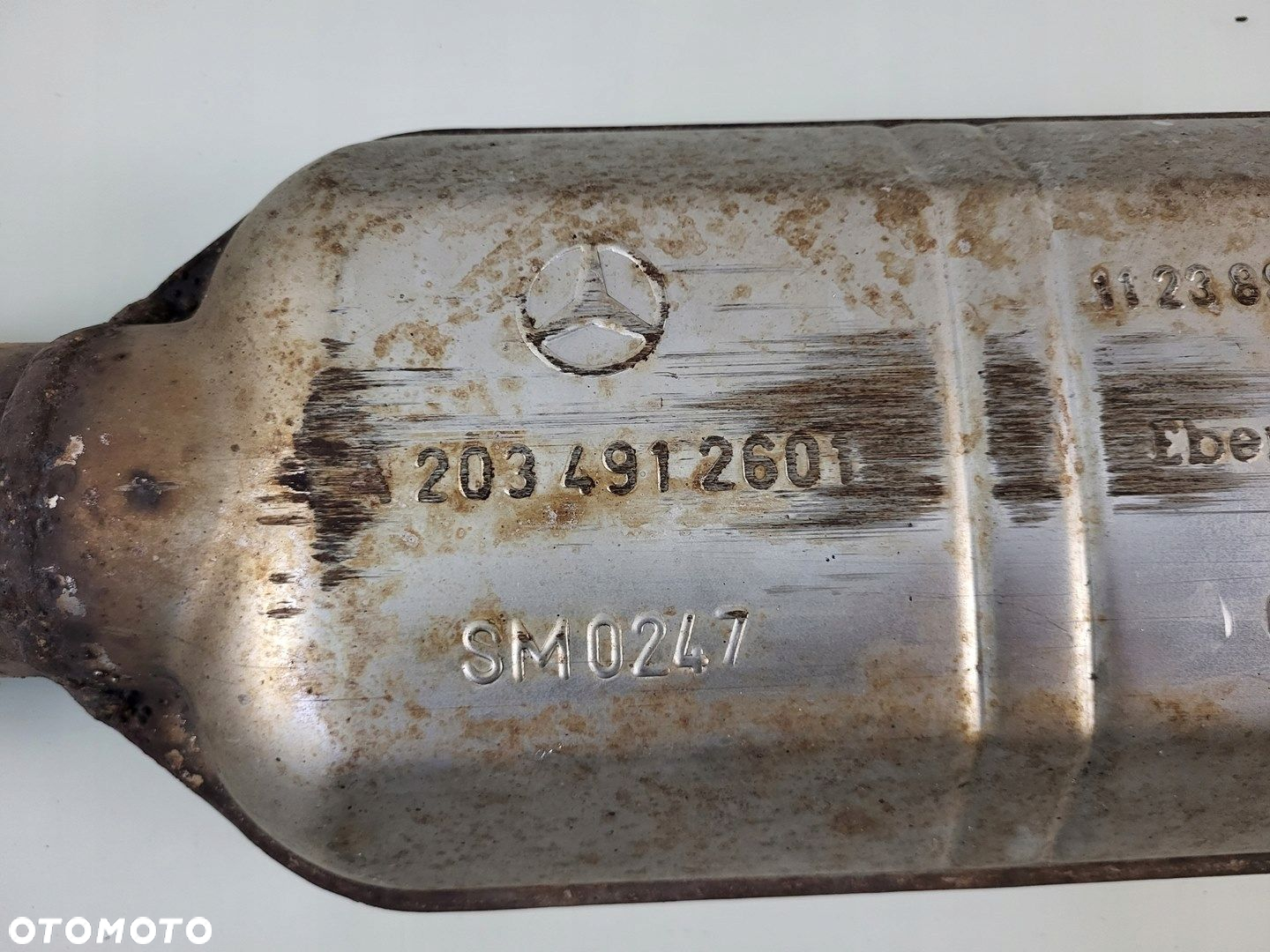 MERCEDES CLK A209 W209 C209 3.0 B TŁUMIK ŚRODKOWY WYDECH - 4
