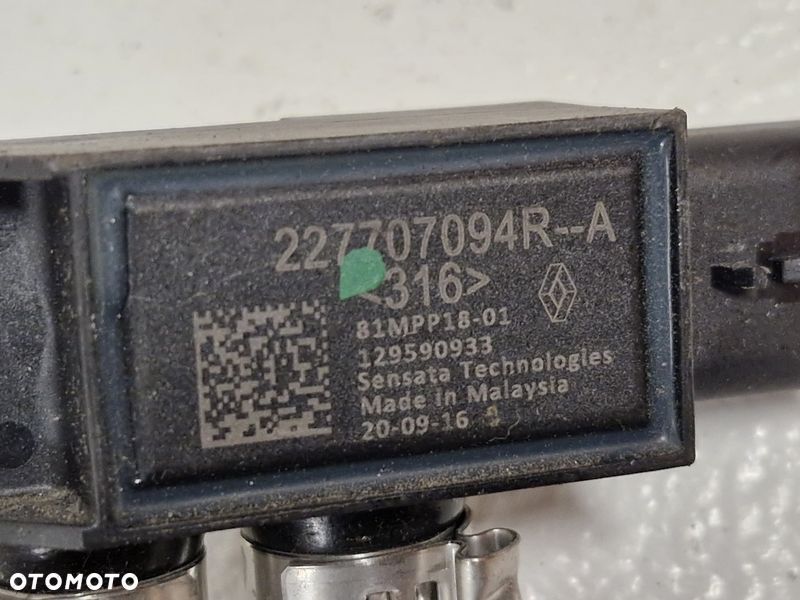 CAPTUR 2 II QASHQAI 3 III J12 1.3 TCE DIG-T CZUJNIK CIŚNIENIA SPALIN 227707094R - 3