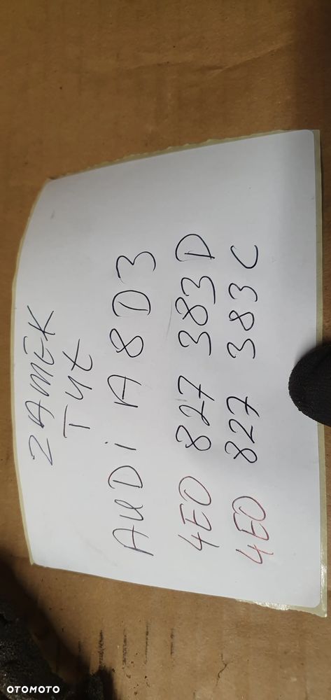 Zamek klapy bagażnika dociąg Audi A8 D3 4E0827383C 4E0827383D - 11