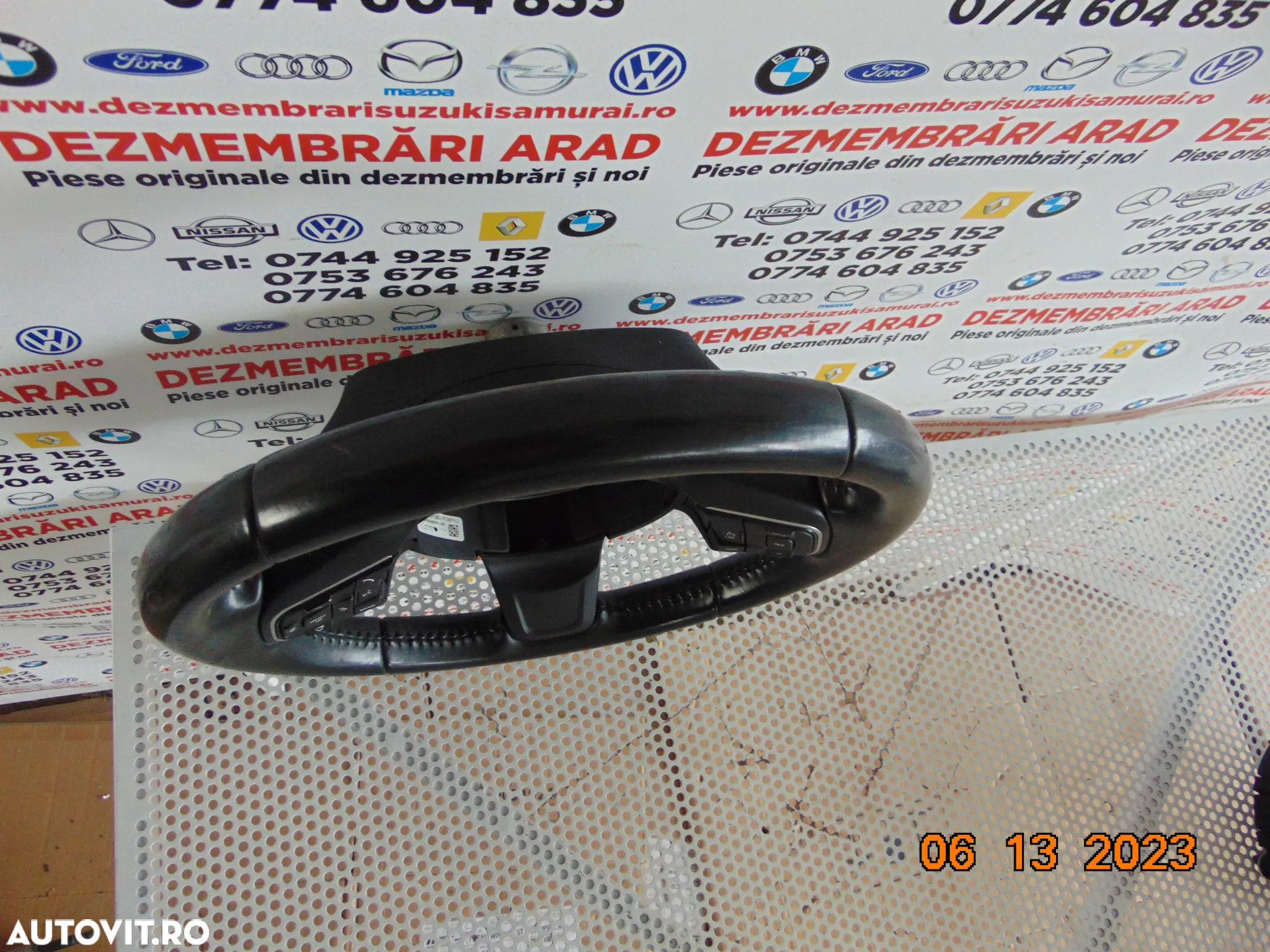 Volan Jaguar F Pace XF Xe volan piele cu comenzi si padele dezmembrez f pace - 3