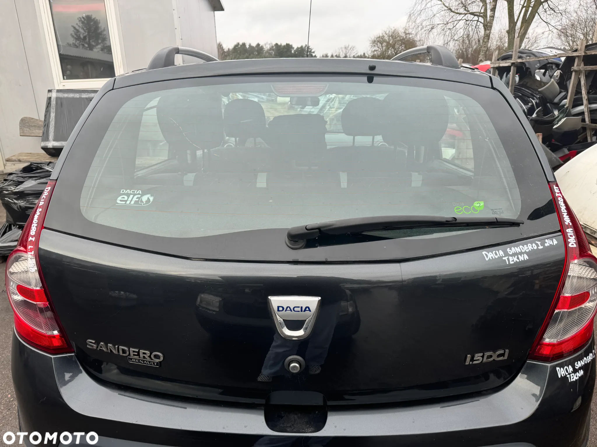 DACIA SANDERO I STEPWAY KLAPA BAGAŻNIKA TEKNA - 11