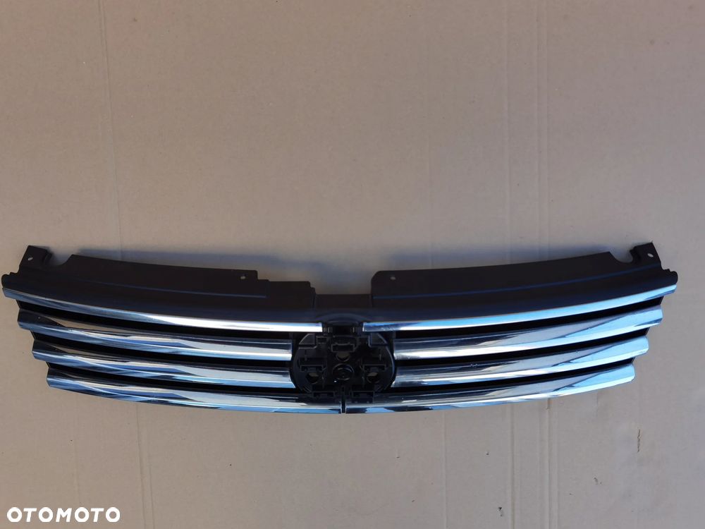 VW TOUAREG II LIFT 7P6 14-18 R-LINE ZDERZAK GRILL ATRAPA PRZÓD - 2