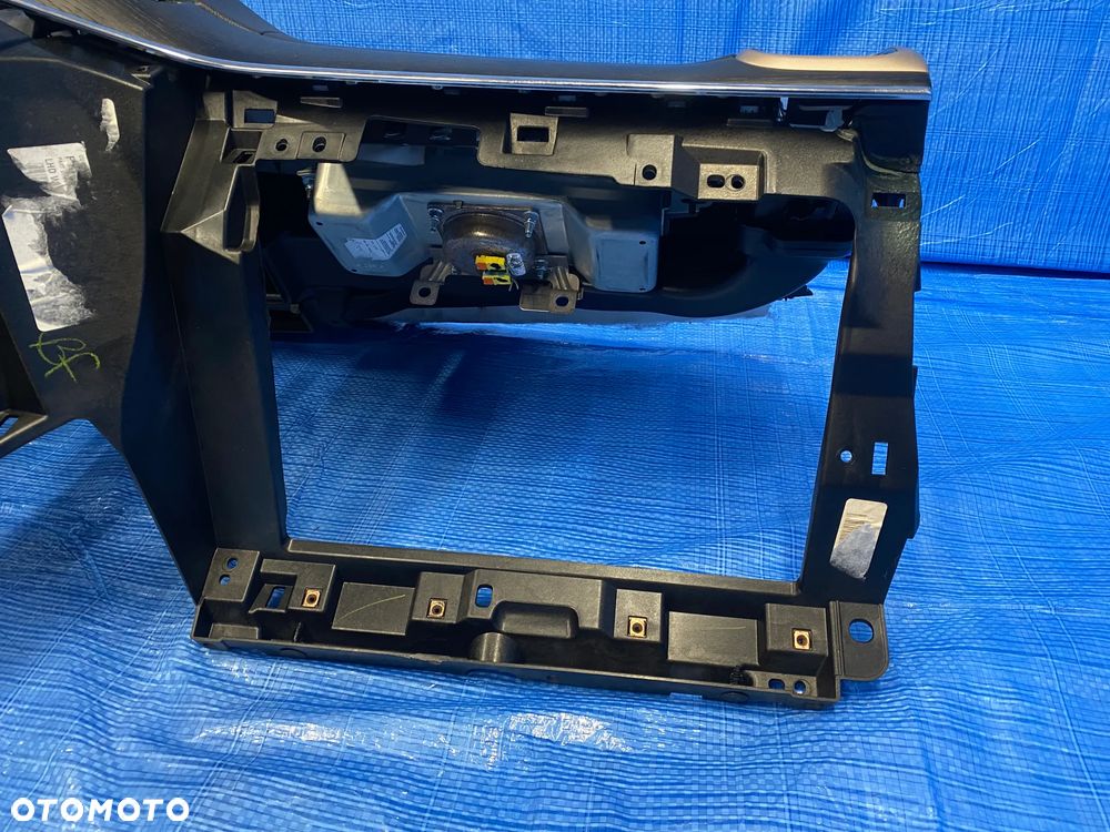 JEEP GRAND CHEROKEE WK2 SUMMIT LIFT DESKA ROZDZIELCZA KONSOLA KOKPIT PODUSZKI AIRBAG PASY ORYGINAŁ CZARNA SKÓRA KOMPLET - 12