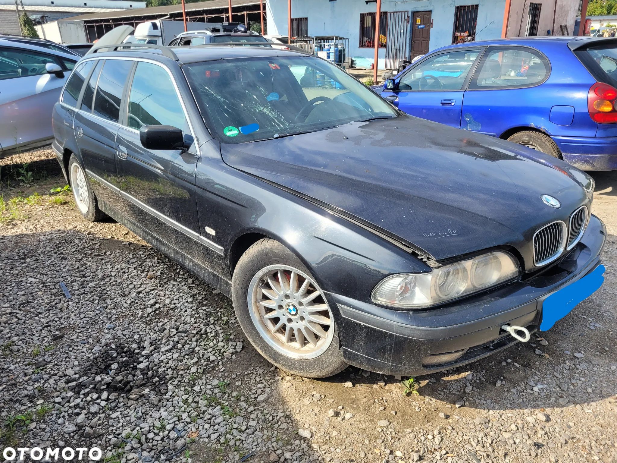 BMW E39 TOURING 2.5 M52B25 silnik skrzynia napęd sanki belka wahacz wahacze zacisk zaciski zwrotnica piasta kopyto mc - 1