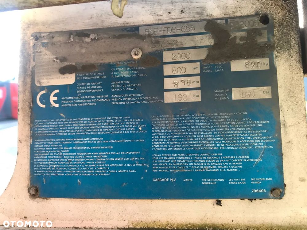 Paletyzer Cascade 55E-FDS-655 ID OS787 - 10