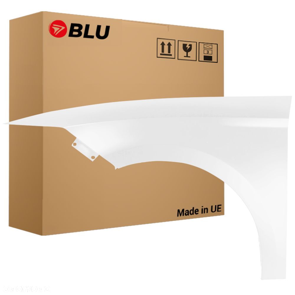 BLU Błotnik SEAT LEON III 3 5F LS9R lewy przód biały 2012-2020 GletscherWeiss - 1