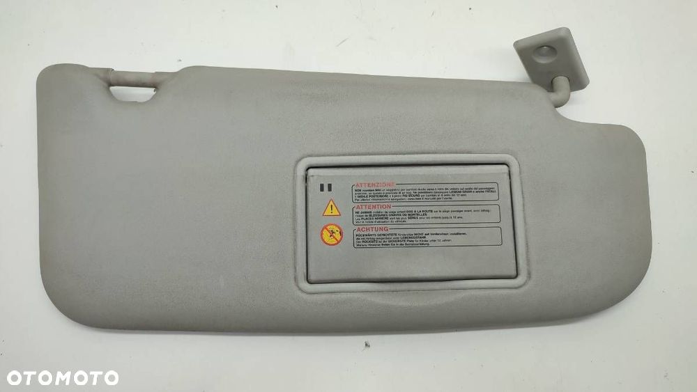 OSŁONA SŁONECZNIK PRAWY QASHQAI J10 2007 EU