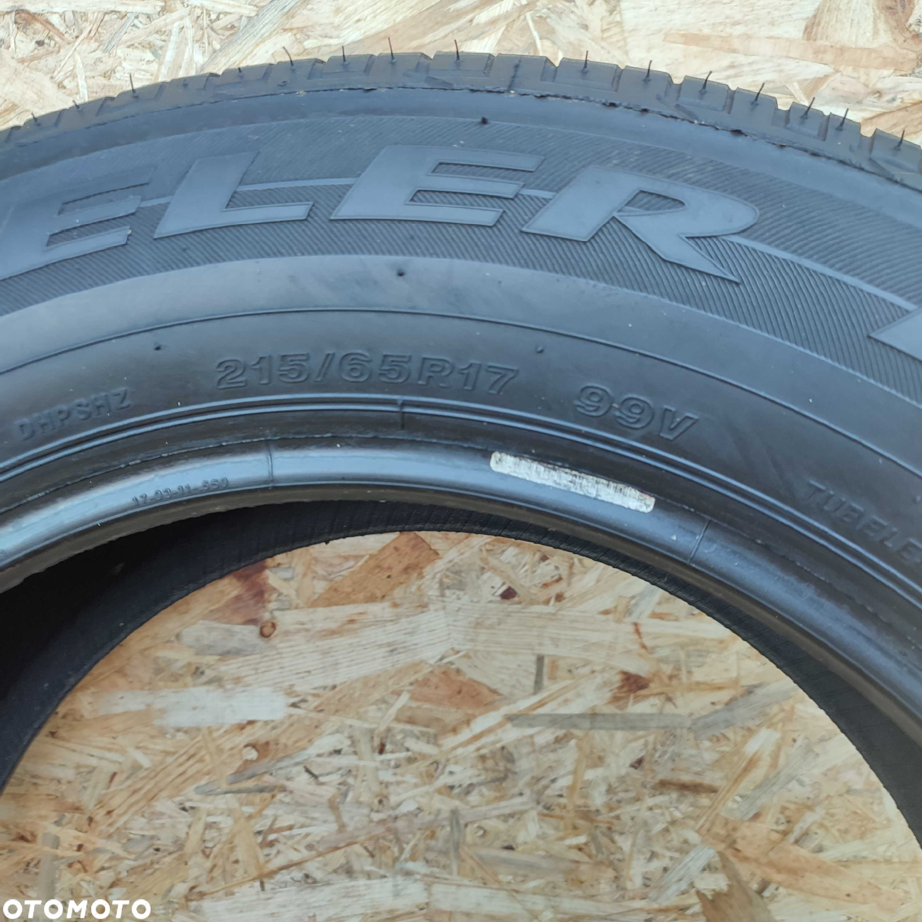 1x opona 215/65 R17 Bridgestone Dueler H/P Sport 7.5mm 99V - 4