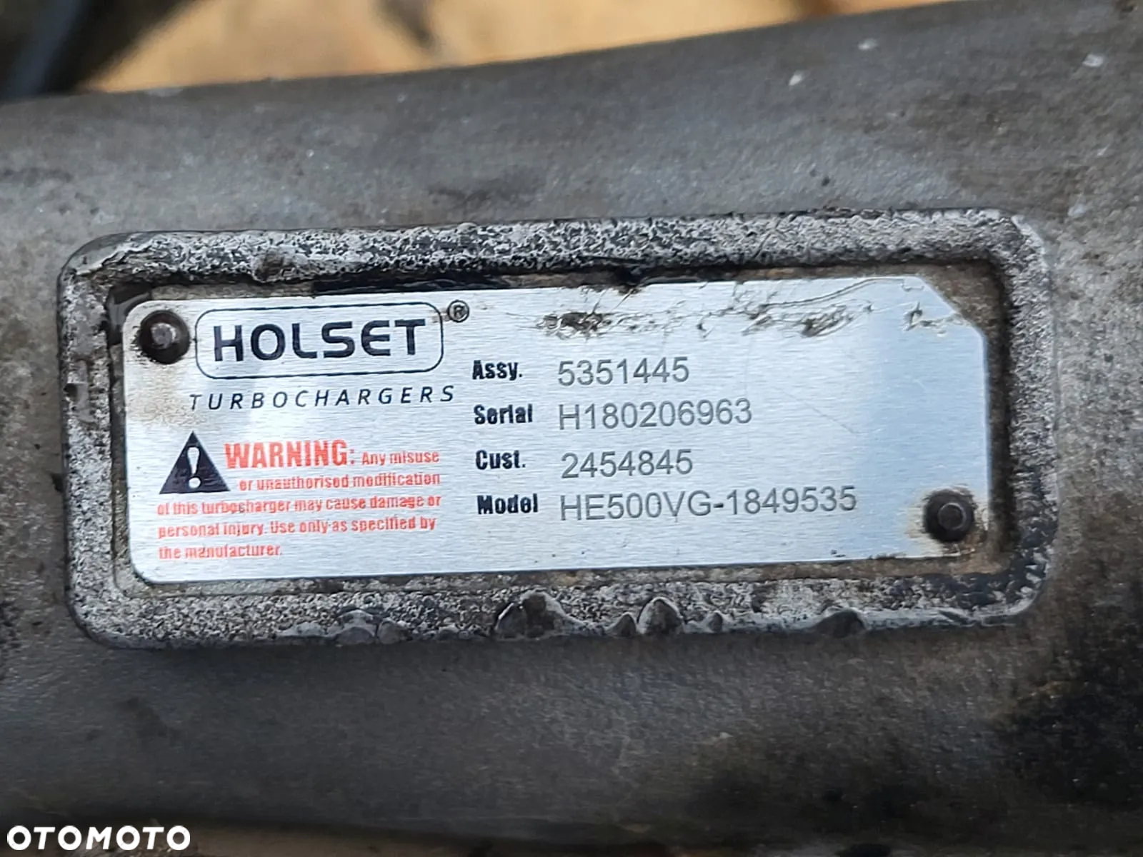 TURBOSPREZARKA SCANIA 5351445 TURBINA HOLSET VTG - 3