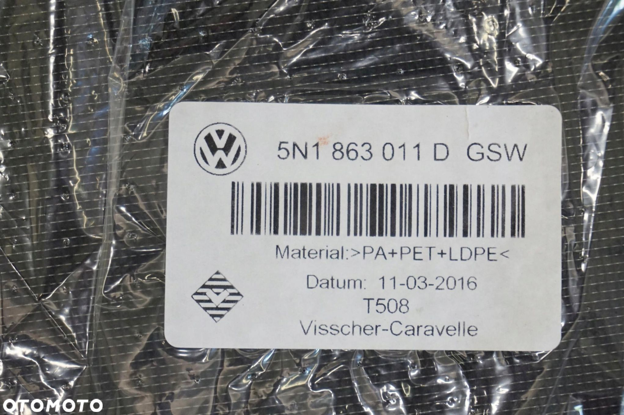 DYWANIKI PRZÓD TYŁ VW TIGUAN I 5N LIFT NOWE WELUROWE 5N1863011D ORG - 4