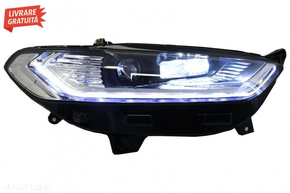 Faruri LED DRL Ford Mondeo MK5 (2013-2018) Semnalizare Secventiala Cro - 6