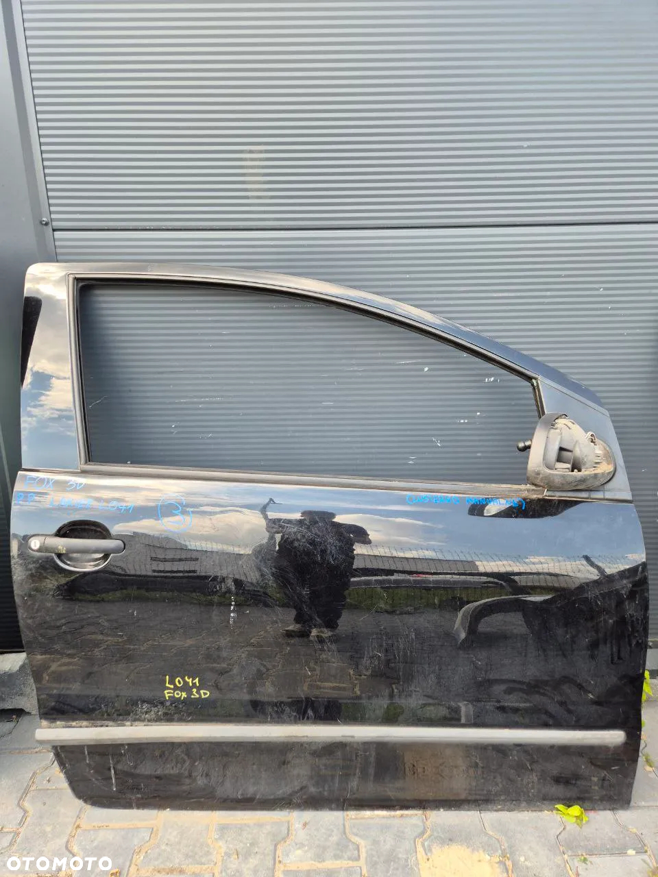 VOLKSWAGEN FOX KLAPA BAGAŻNIKA / DRZWI / BŁOTNIK CZARNY L041 - 6