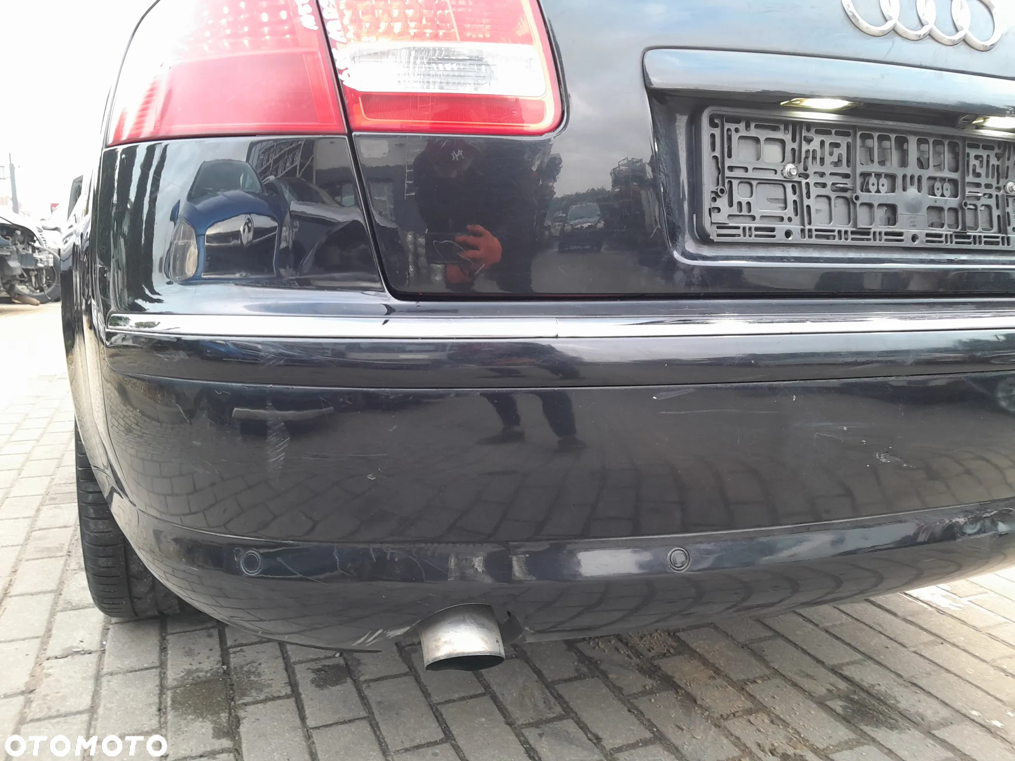 AUDI A8 D3 ZDERZAK TYLNY TYŁ PARKTRONIC PDC KOLOR: LZ9Y - 9