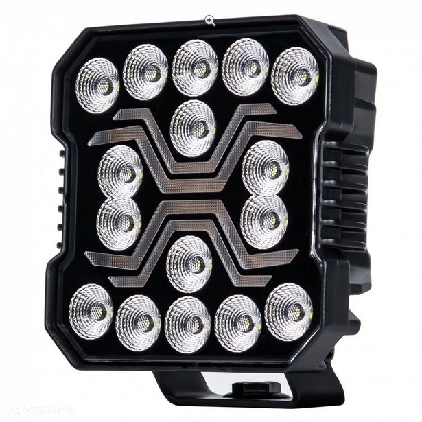 Lampa robocza X-SPIDER 16 LED kwadrat halogen 12/24V moc 60W IP68 + pozycja DUZA SILNA !!  Kalisz Łódzka 80a - 5