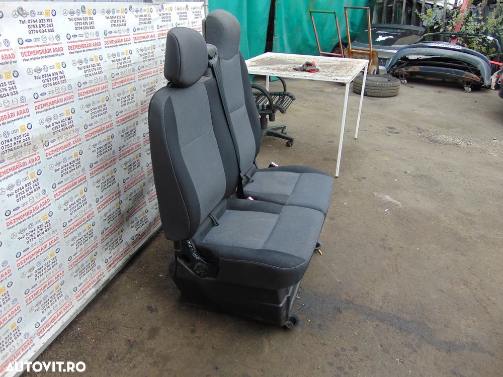 Bancheta Renault Master 3 master 4 Opel Movano Nissan Nv400 bancheta dubla fata - 3