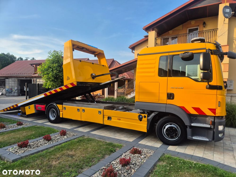 MAN TGL 12.250 POMOC DROGOWA PŁYTA HYDRAULICZAN FALKOM - 30