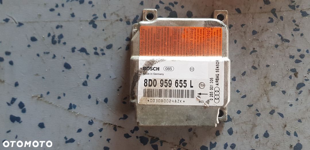 AUDI A4 B5 MODUŁ SENSOR AIRBAG 8D0959655L - 1