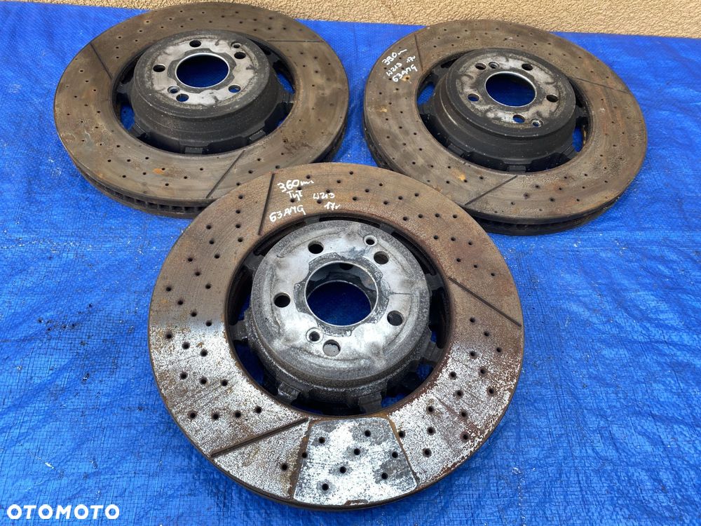 MERCEDES E W213 63AMG ZACISKI HAMULCOWE PRZÓD TYŁ KLOCKI TARCZE 390 / 360mm - 10