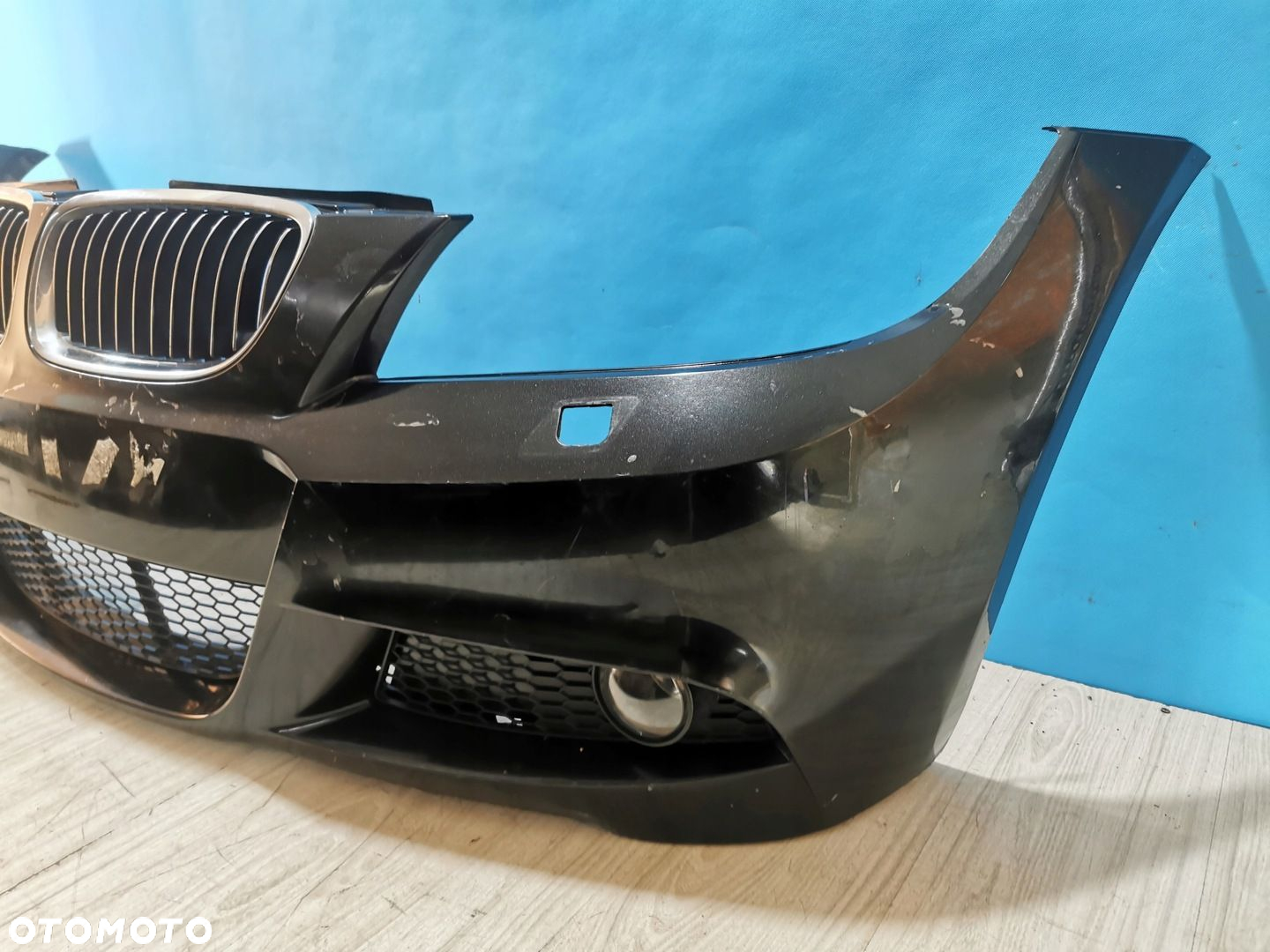 Bmw 3 E90 E91 Lift M-Pakiet zderzak przód spryski 475/9 Blacksaphire - 3
