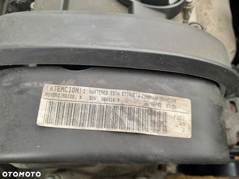 Silnik VW Audi Seat Skoda 02-10 1.4 16v BXW 188 000km - 5