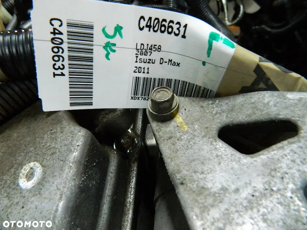 SILNIK ISUZU D-MAX 1 LIFT 3.0 TD 4JJ1 - 4