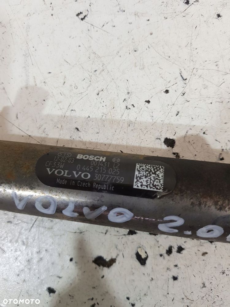 listwa wtryskowa 30777759 volvo v60 v70 s60 2.0d - 5