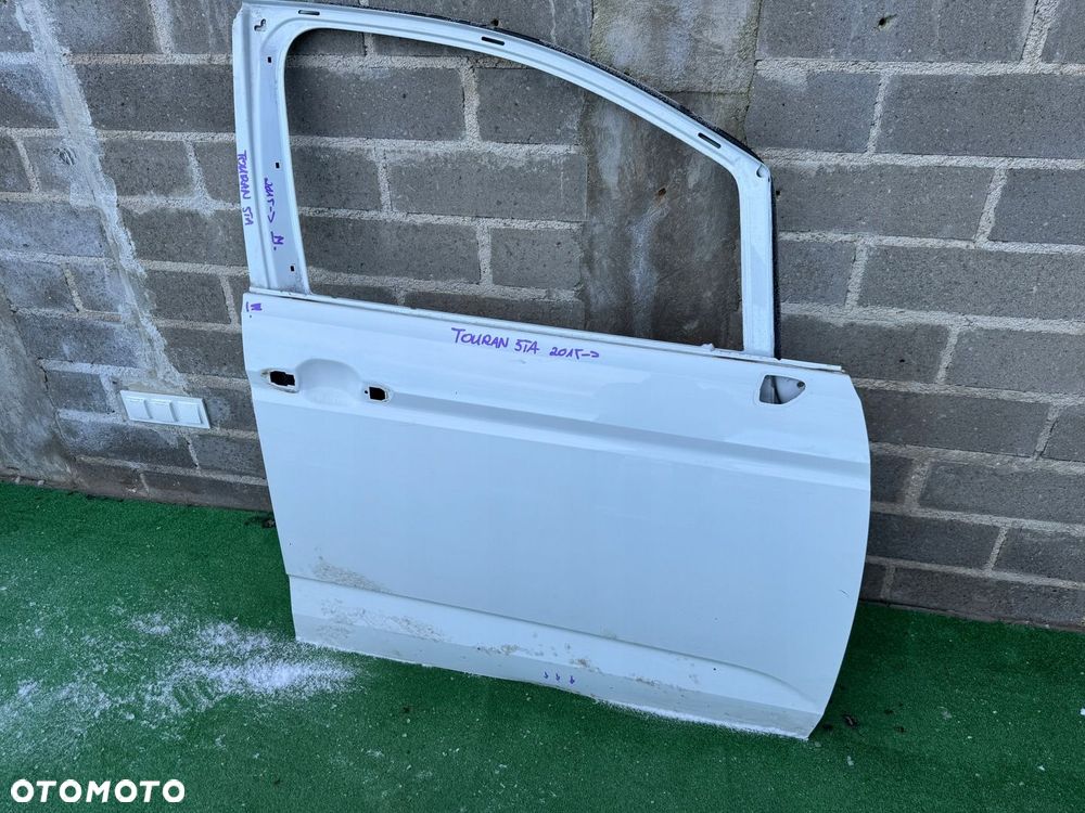VW TOURAN III 2015- 5TA DRZWI PRAWE PRZEDNIE PRAWY PRZÓD EU ORG D93 ŁADNE - 3