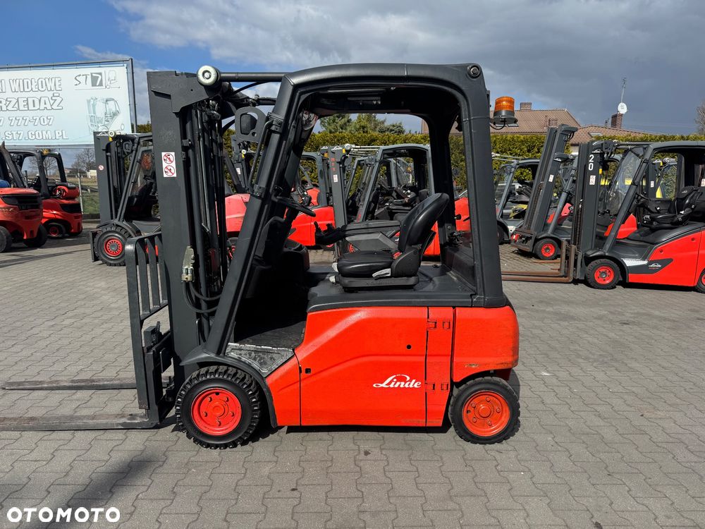 Linde E16P triplex 4 sekcje bat 2023 przesuw wolny skok h16 h18 toyot - 2