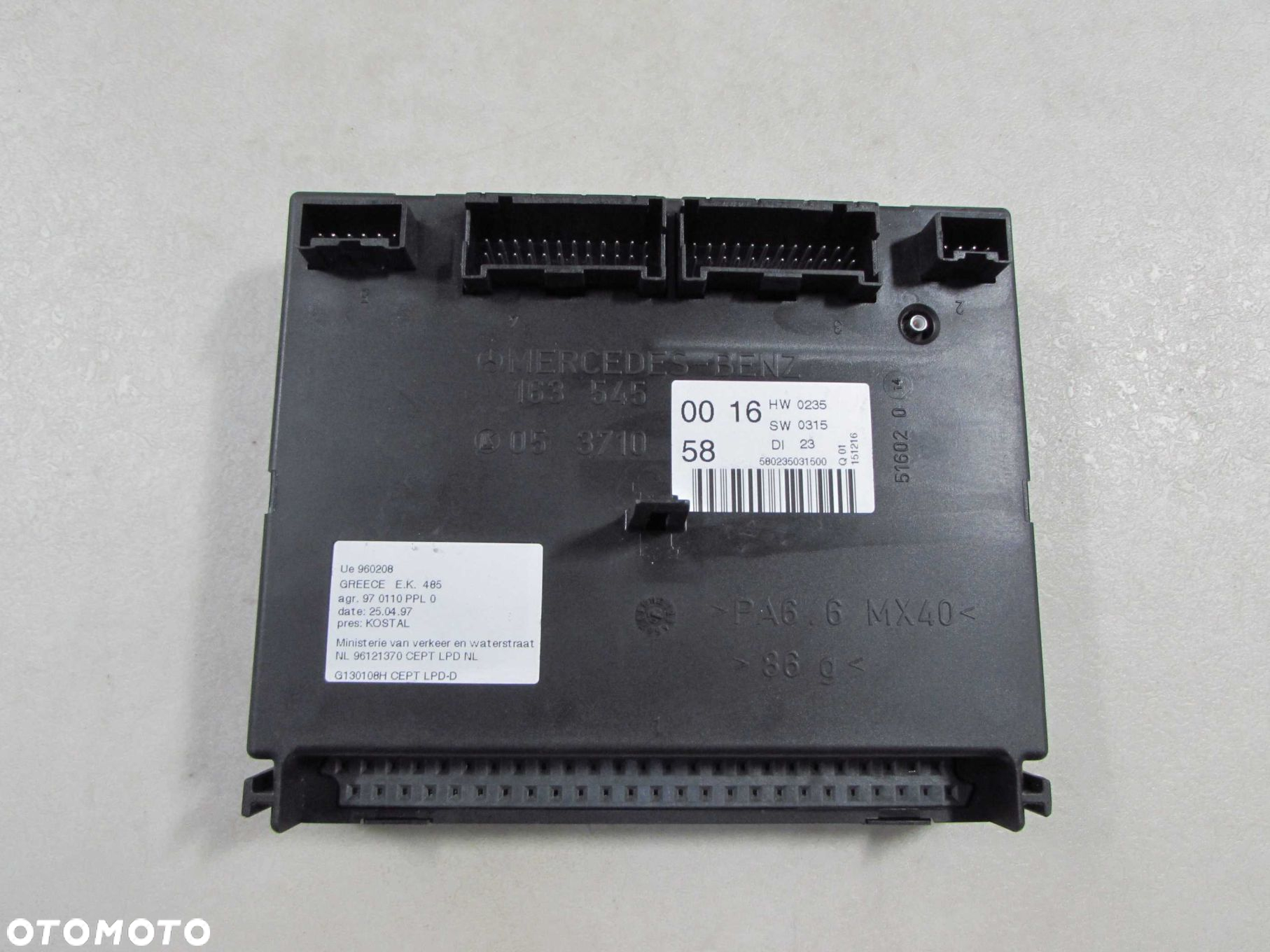 MERCEDES ML W163 LIFT MODUL KOMFORTU SAM 1635450016 - 7