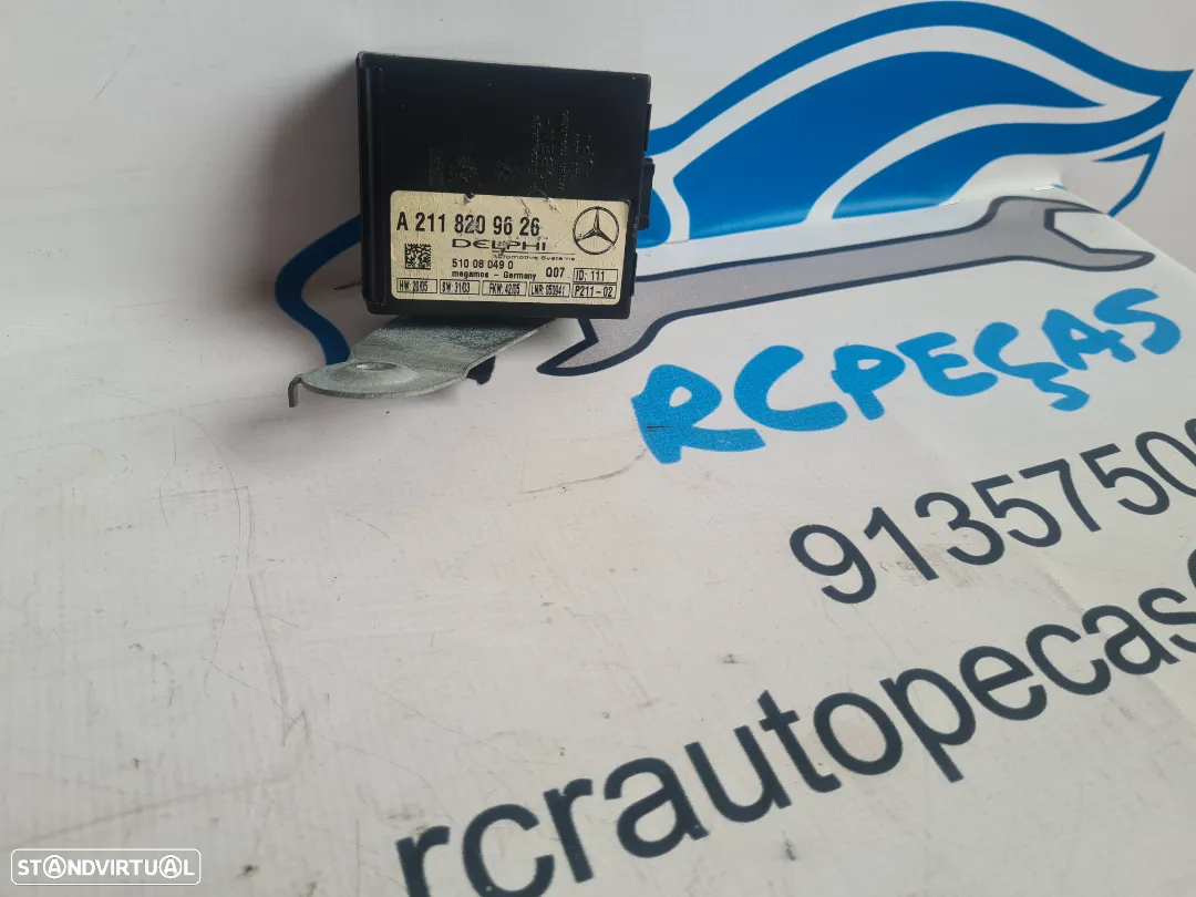 MODULO CENTRALINA SENSOR ALARME CONTROLE DELPHI A2118209626 2118209626 MERCEDES BENZ CLASS E W211 E220 CDI 150CV OM646961 646961 - 2