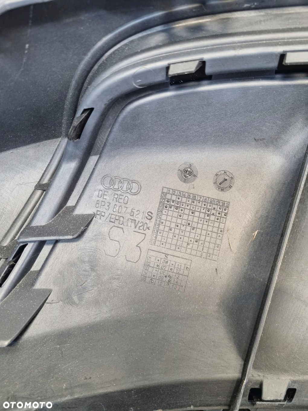 AUDI A3 S3 8P3 DOKŁADKA SPOILER ZDERZAKA TYŁ TYLNA - 6