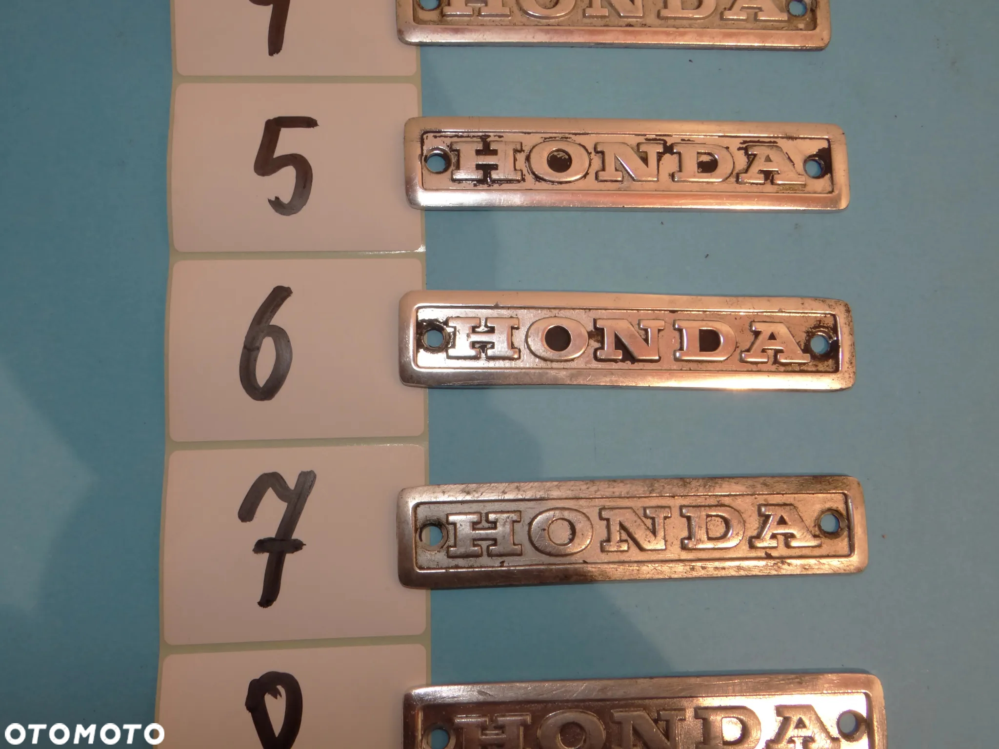H038 HONDA CX 500 EMBLEMAT ZNACZEK SILNIKA - 6