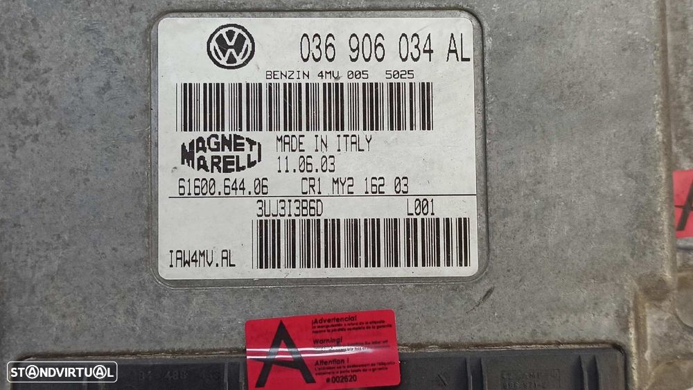 CENTRALINA DO MOTOR UCE SEAT IBIZA (6L1) SIGNO - 2