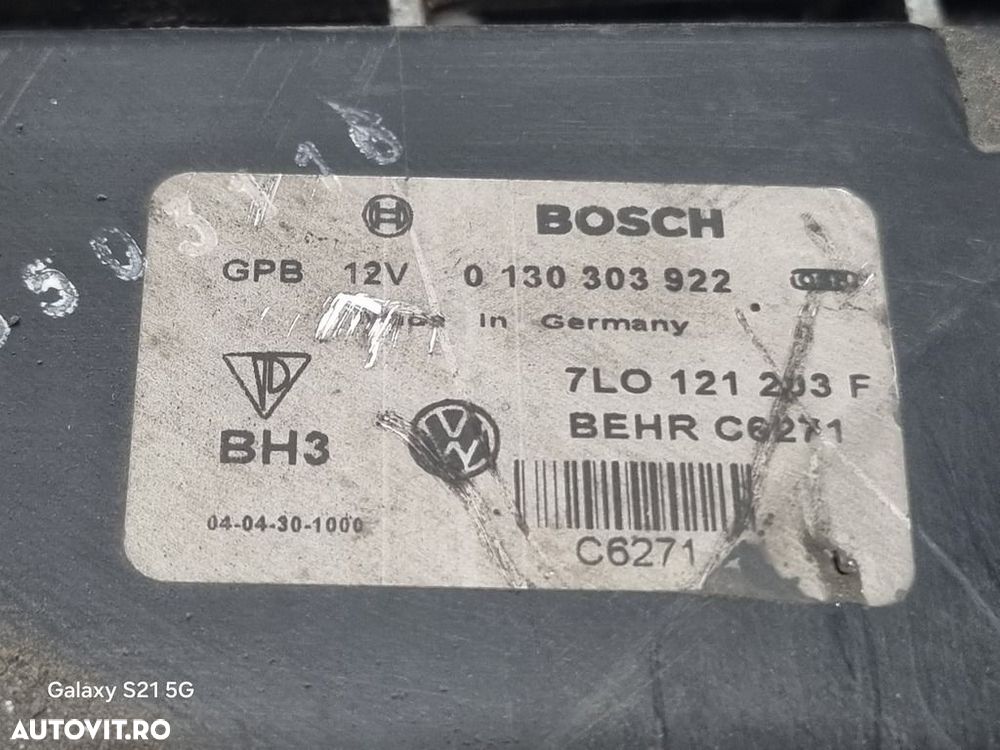 Electroventilator Volkswagen Touareg 7L 2.5 TDI 2003 - 2006 174CP Automata (550) Diesel ... - 3