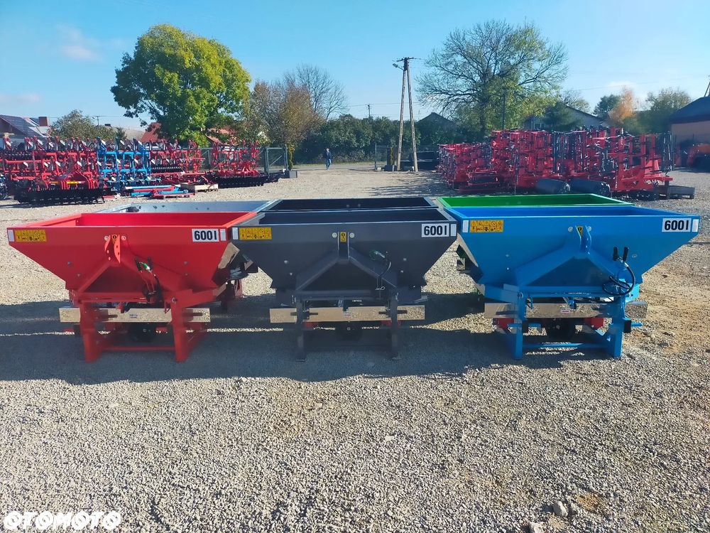 Dwutalerzowy rozsiewacz nawozów Producent STRUMYK siewka plandeka siew graniczny - 5