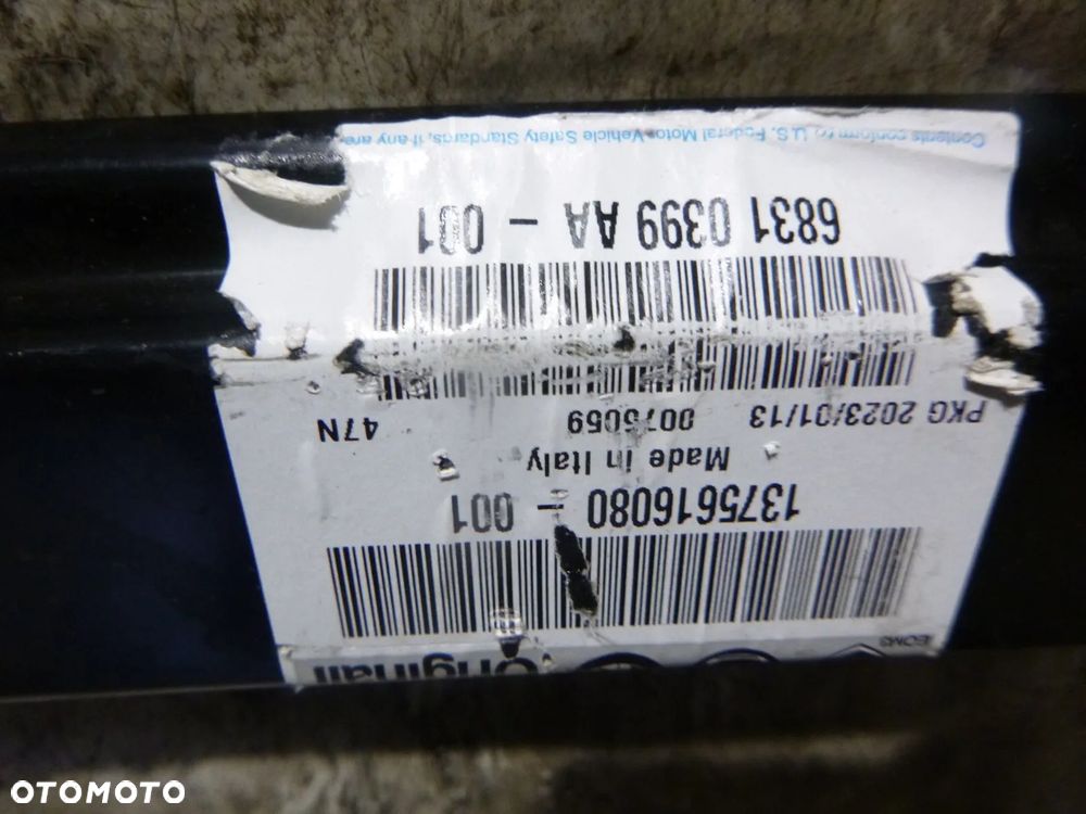 ducato boxer jumper 14r- wzmocnienie zderzaka przód przednie nowevoryginał - 3