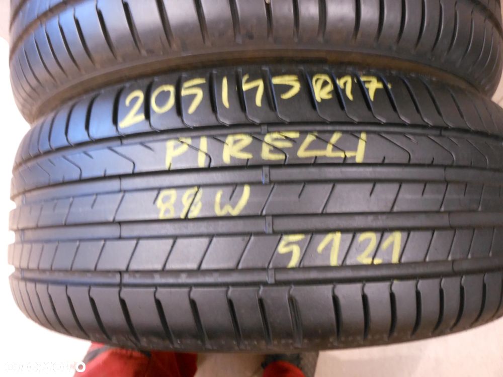Opony 205/45r17 pirelli cinturato p7 tm *  6,1mm lato para - 2
