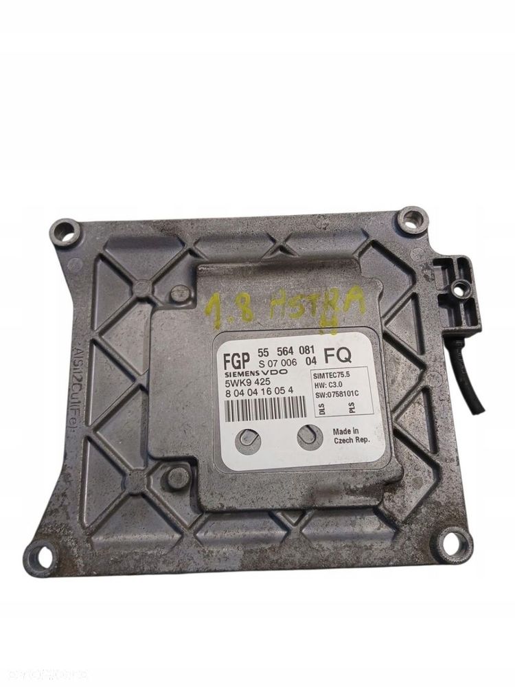 komputer silnika opel astra iii h 1.8 55564081 5wk9425 astra iii - 3
