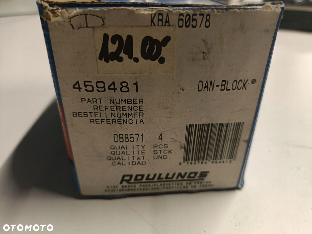 KLOCKI HAMULCOWE Mazda 626 PRZEDNIE _ przód 459481 - 2