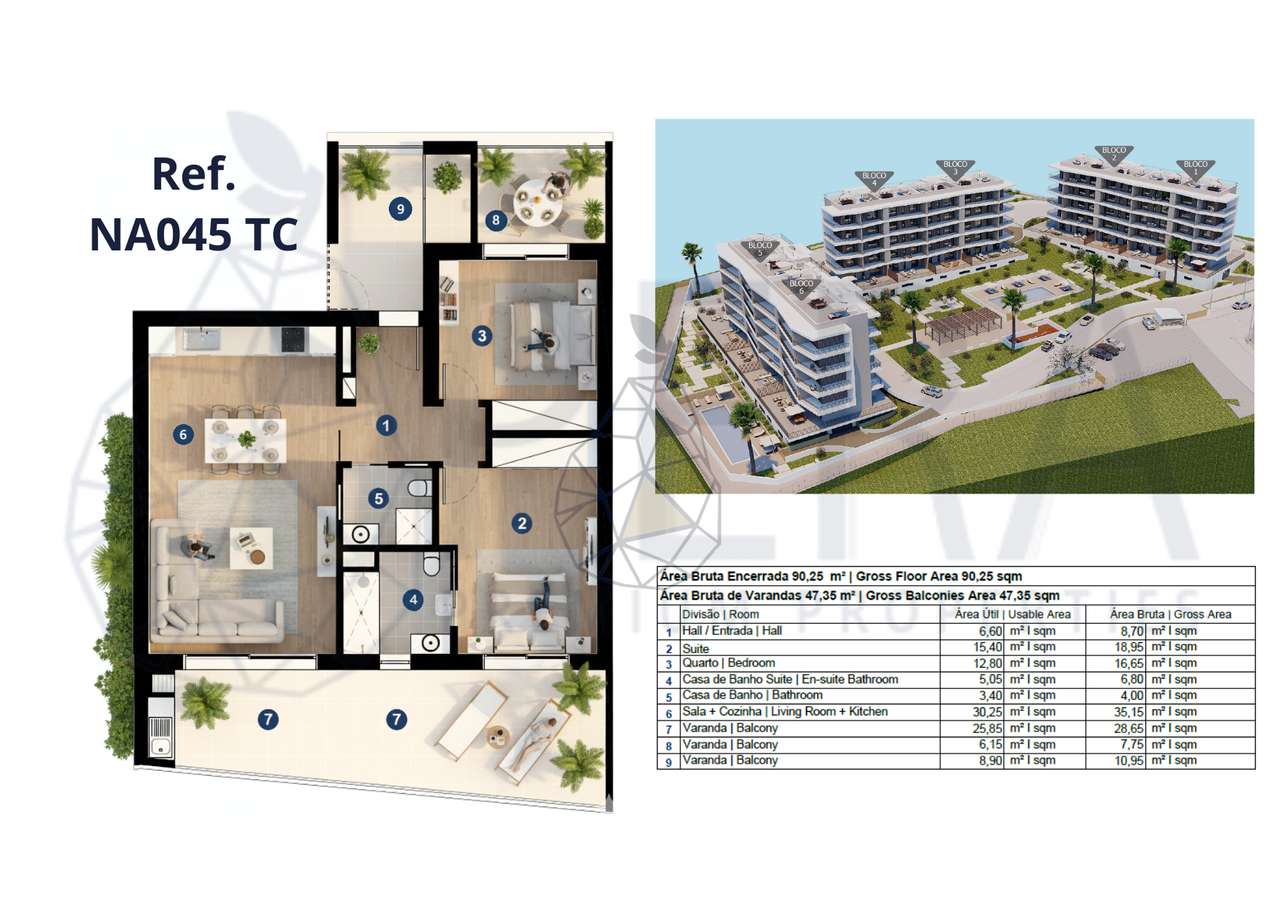 APARTAMENTO T2 COM 137m2 E BOX PARA 2 VIATURAS NO HORUS RESIDENCE - EX - Grande imagem: 5/42