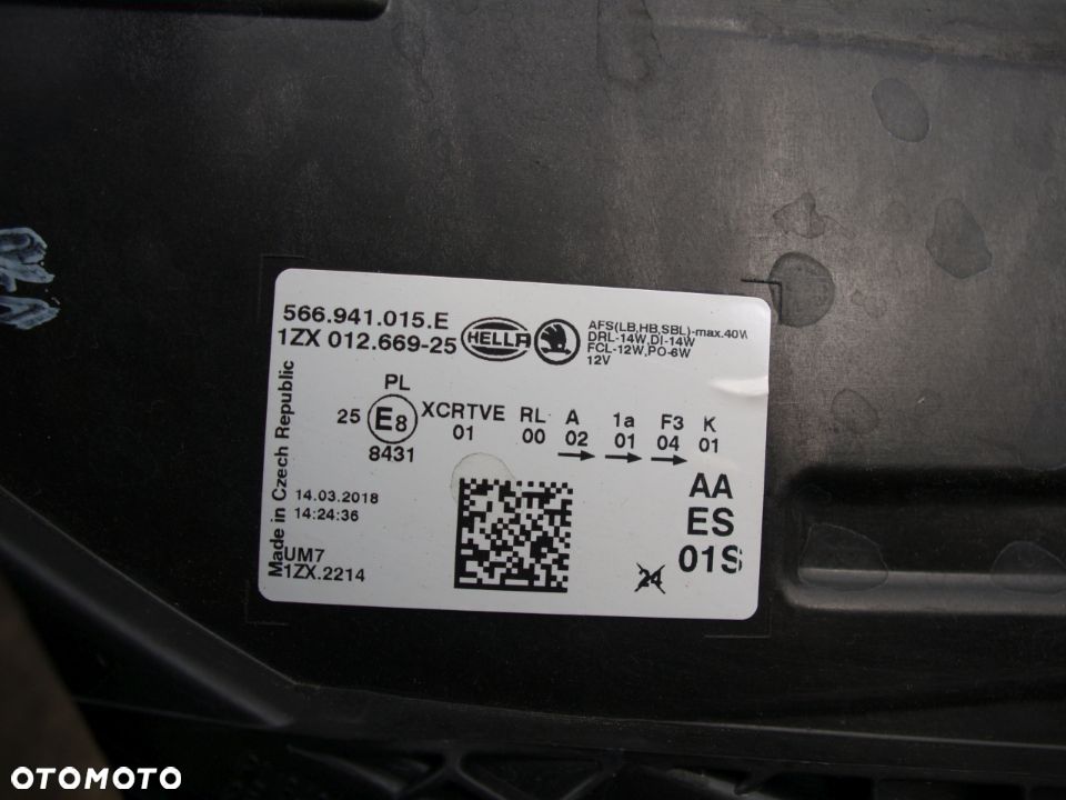 Skoda Kodiaq Reflektor lewy lampa lewa Fullled - 4