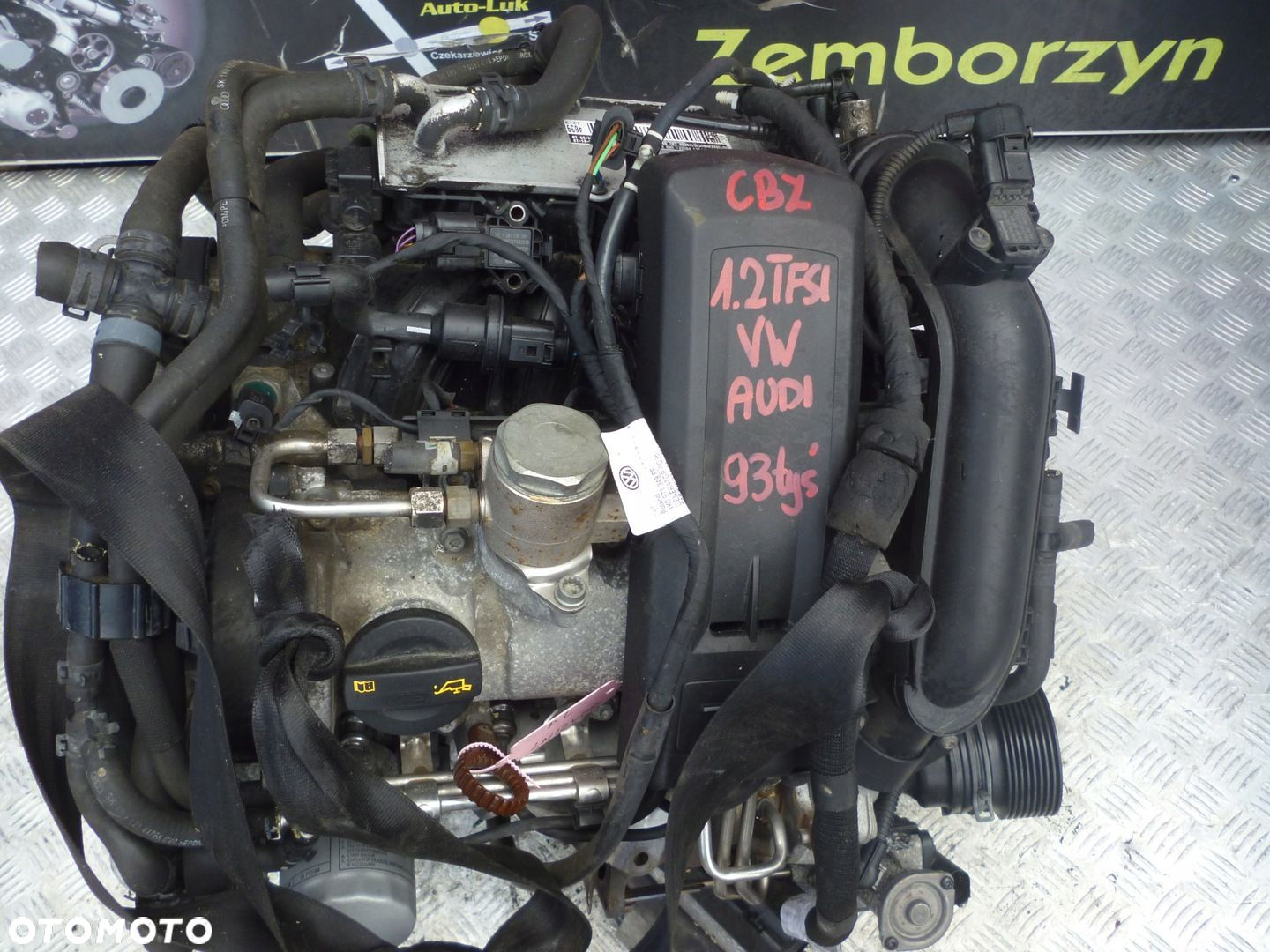 SILNIK KOMPLETNY VW AUDI A3 SEAT 1.2 TFSI CBZ 93 TYS - 2