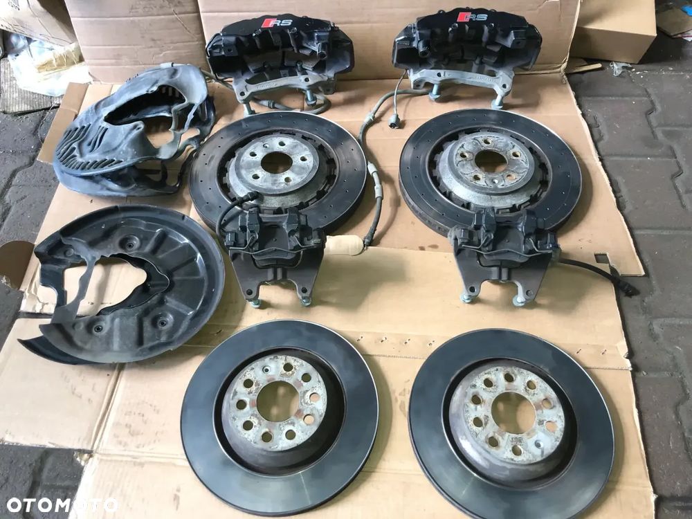 ZACISKI ZACISK HAMULCOWY TARCZA  AUDI 8V A3 S3 RS3 RSQ3  gwa!!! - 3