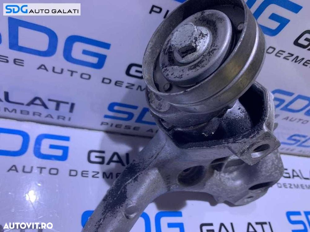 Suport Accesorii Compresor AC Clima cu Rola Intinzatoare Audi A3 8P 1.6 FSI BAG BLP BLF 2004 - 2008 Cod 1K0260885B [MA0245] - 5